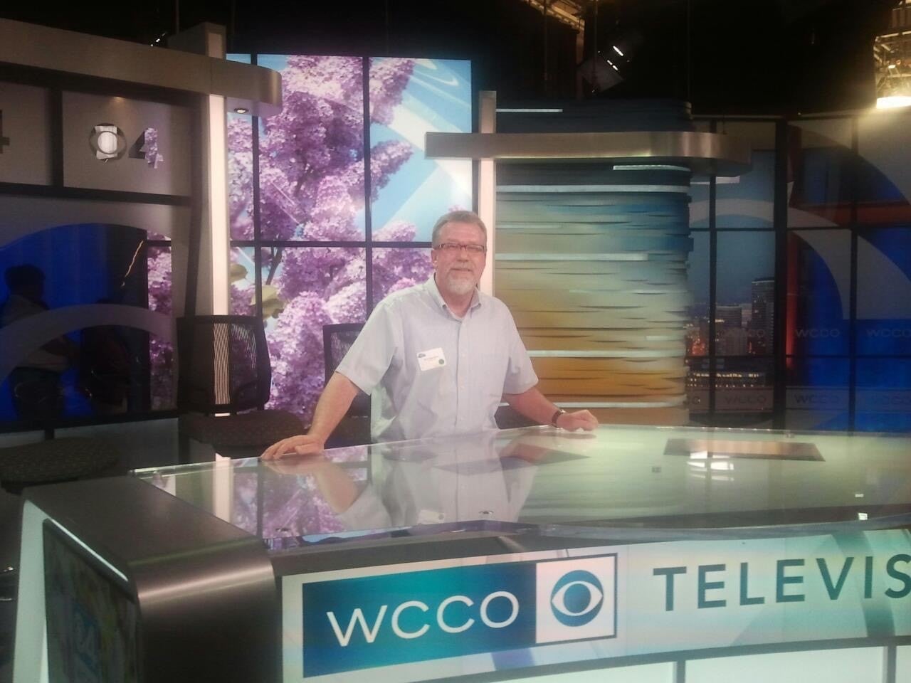 Kris at WCCO TV station 